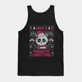 Pandastic Christmas Tank Top